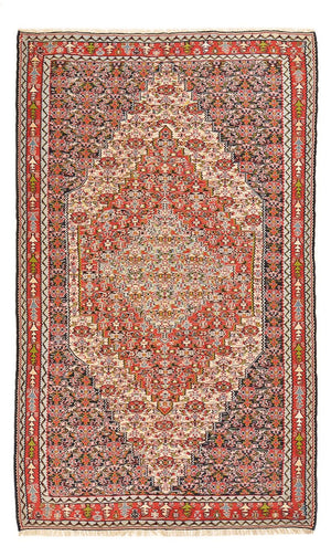 Kelim Carpet - orientalisk matta - 254 x 150 cm - terrakotta