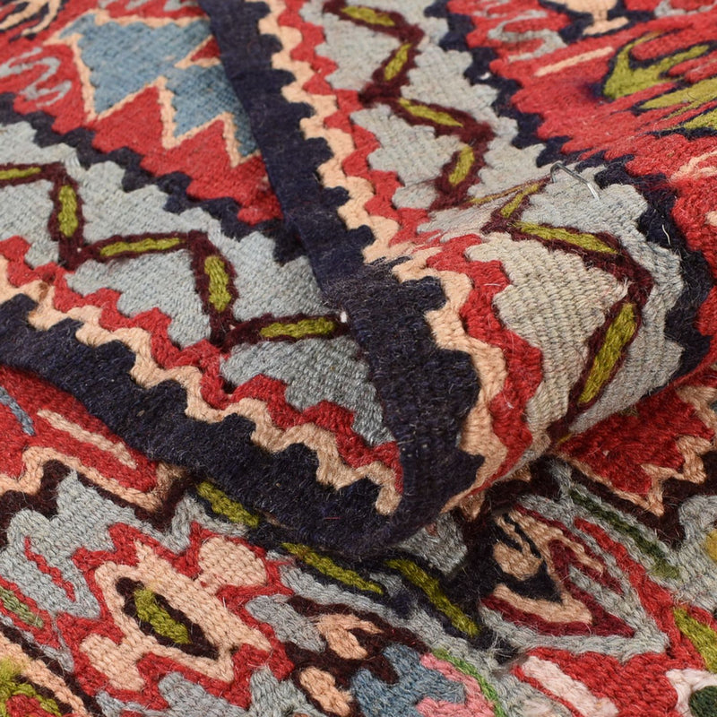 Kelim Carpet - orientalisk matta - 254 x 150 cm - terrakotta