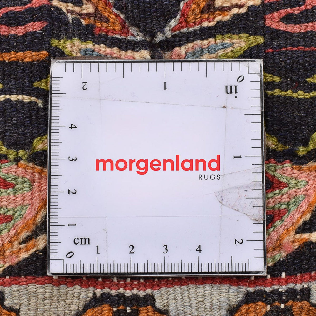 Kelim Carpet - orientalisk matta kvadrat  - 147 x 130 cm - röd