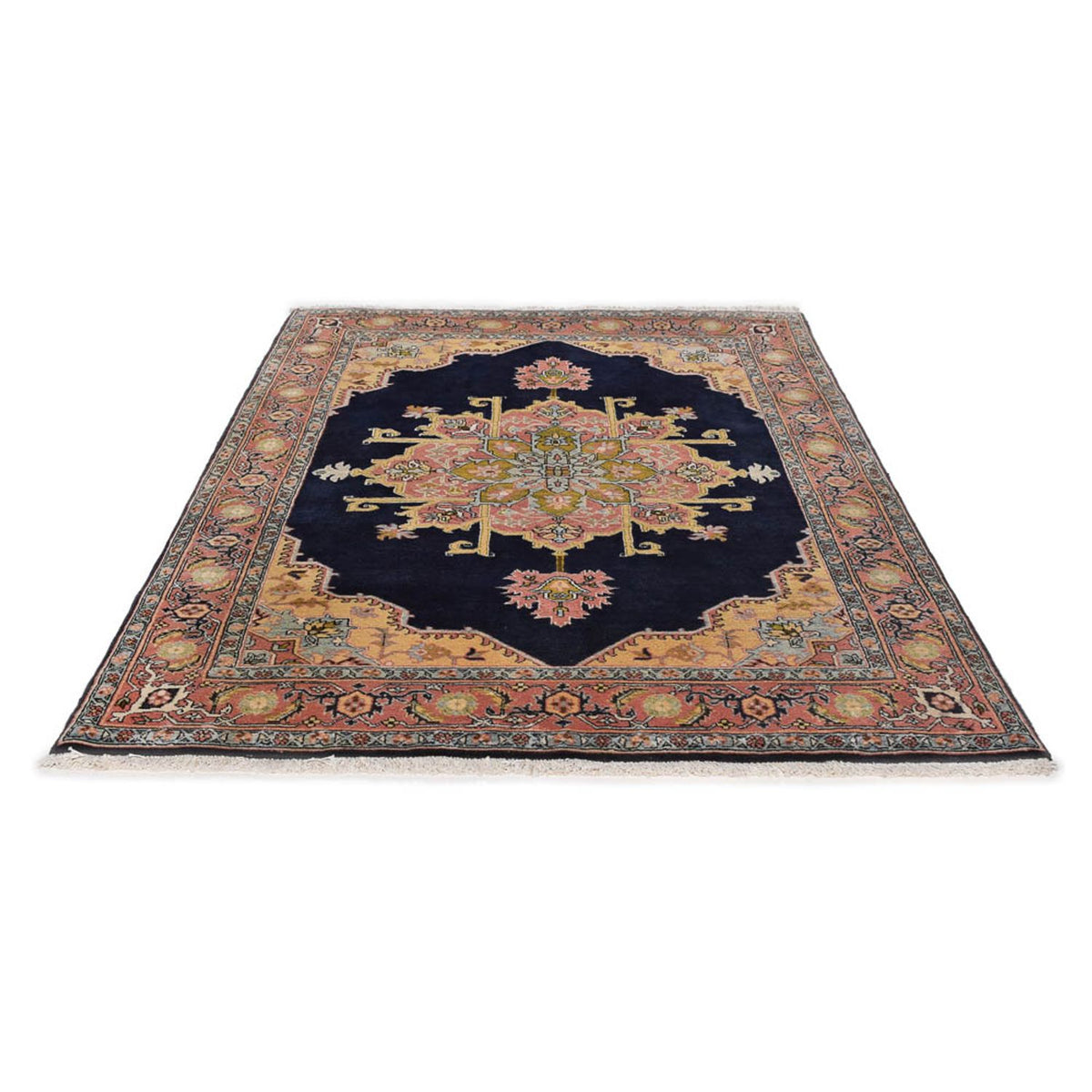 Persisk matta - Nomadic - 218 x 150 cm - mörkblå