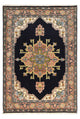 Persisk matta - Nomadic - 218 x 150 cm - mörkblå