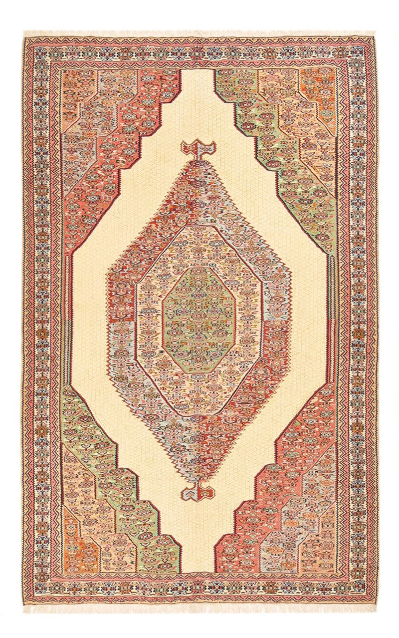 Kelim Carpet - orientalisk matta - 255 x 160 cm - flerfärgad