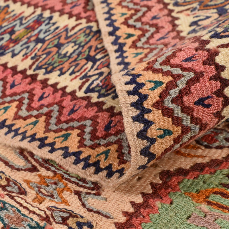 Kelim Carpet - orientalisk matta - 255 x 160 cm - flerfärgad