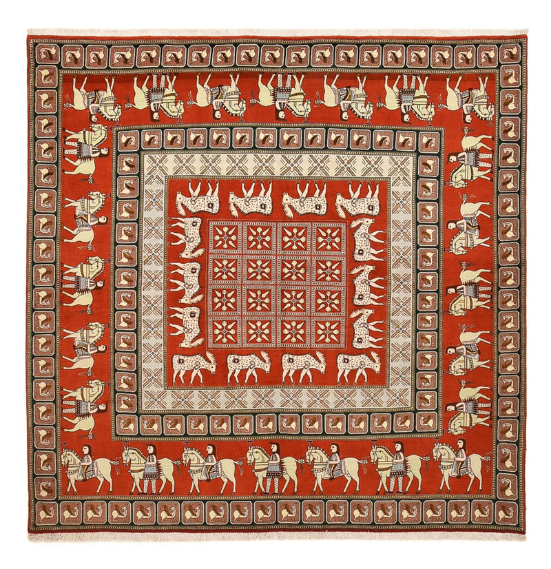 Persisk matta - Tabriz - Royal kvadrat  - 255 x 245 cm - flerfärgad