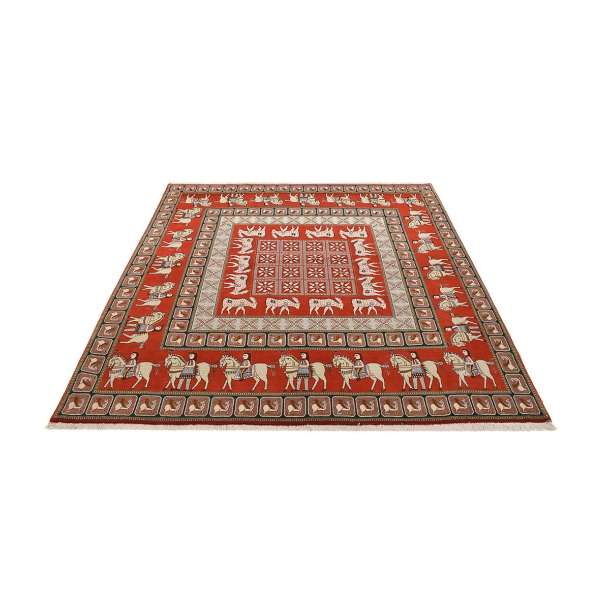 Persisk matta - Tabriz - Royal kvadrat  - 255 x 245 cm - flerfärgad