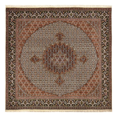 Persisk matta - Tabriz - Royal kvadrat  - 207 x 204 cm - brun