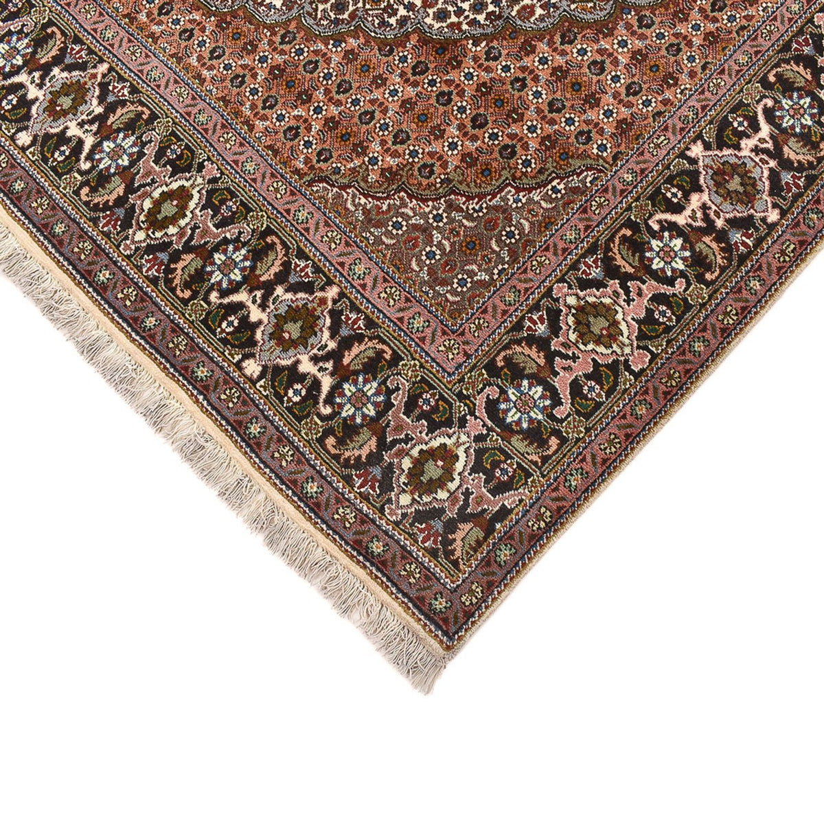 Persisk matta - Tabriz - Royal kvadrat  - 207 x 204 cm - brun