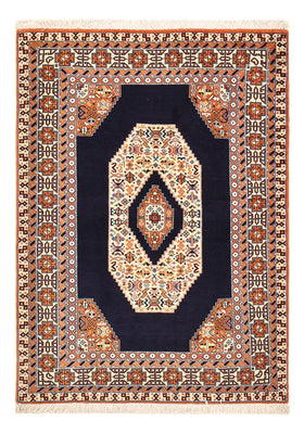 Persisk matta - Tabriz - Royal - 142 x 100 cm - mörkblå