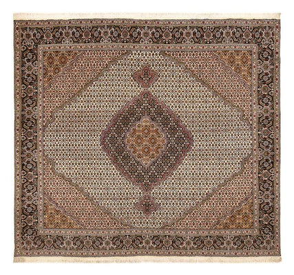 Persisk matta - Tabriz - Royal kvadrat  - 212 x 200 cm - brun