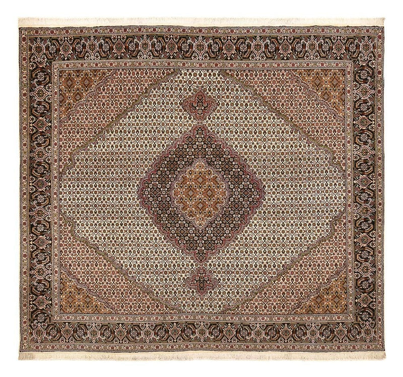 Persisk matta - Tabriz - Royal kvadrat  - 212 x 200 cm - brun
