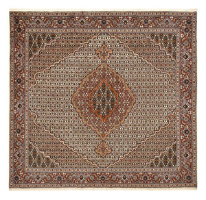 Persisk matta - Tabriz - Royal kvadrat  - 204 x 196 cm - brun