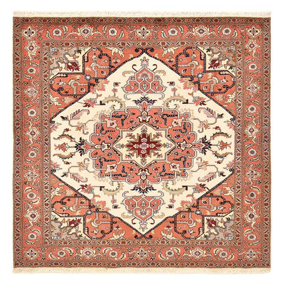 Persisk matta - Tabriz - Royal kvadrat  - 205 x 200 cm - grädde