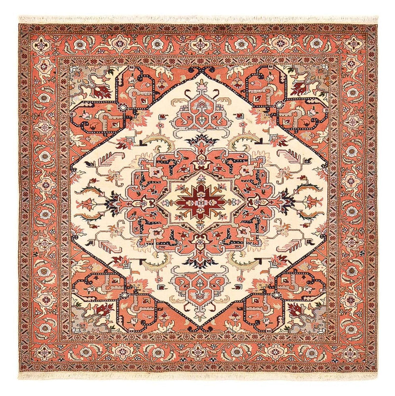 Persisk matta - Tabriz - Royal kvadrat  - 205 x 200 cm - grädde