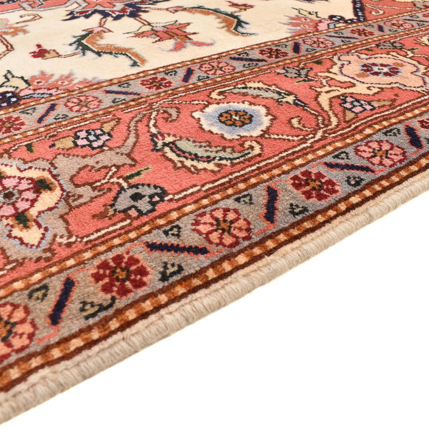 Persisk matta - Tabriz - Royal kvadrat  - 205 x 200 cm - grädde