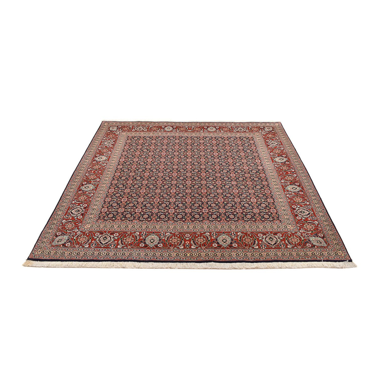 Persisk matta - Tabriz - Royal kvadrat  - 203 x 200 cm - rost