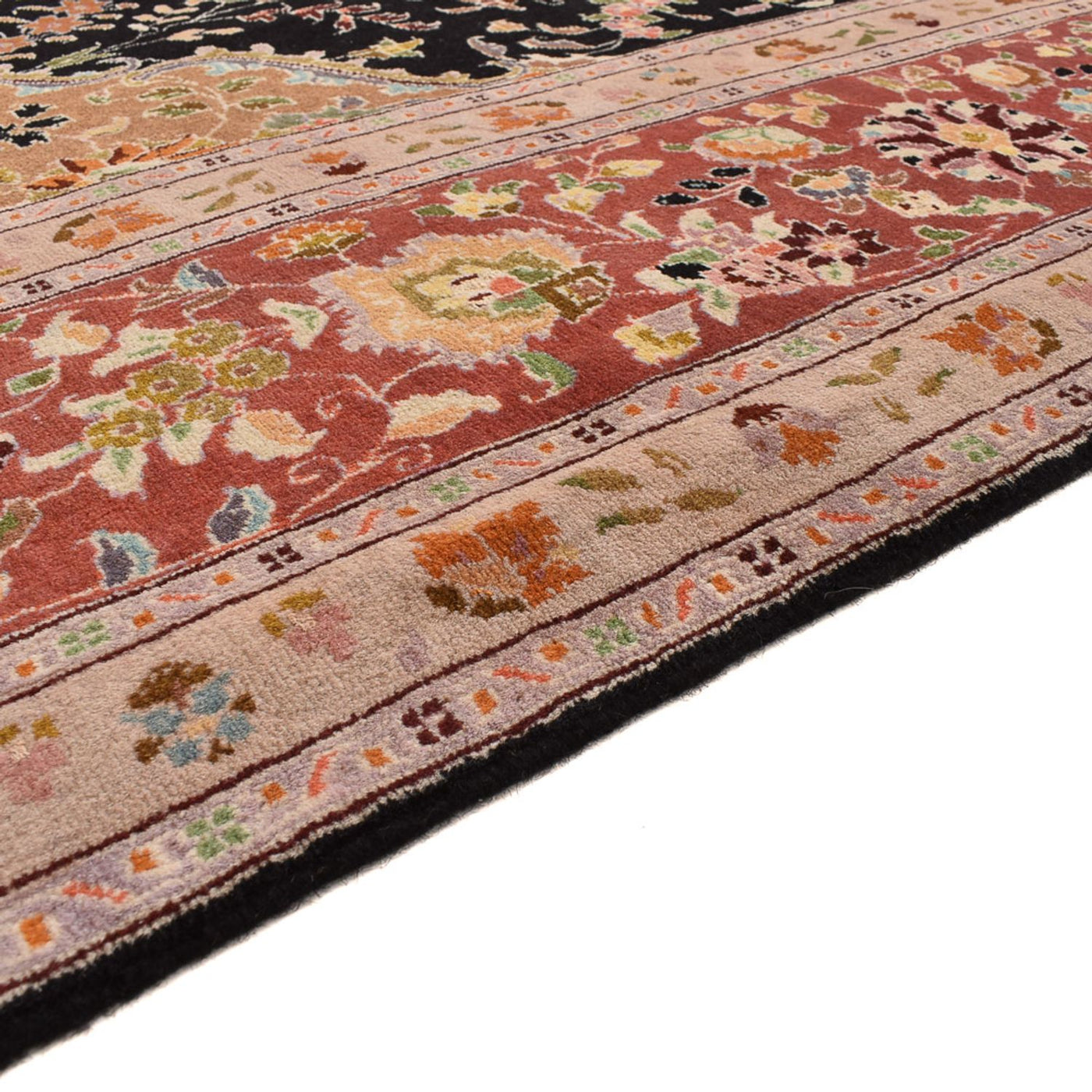 Persisk matta - Tabriz - Royal - 357 x 248 cm - mörkblå