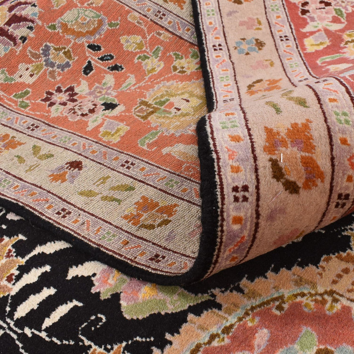 Persisk matta - Tabriz - Royal - 357 x 248 cm - mörkblå