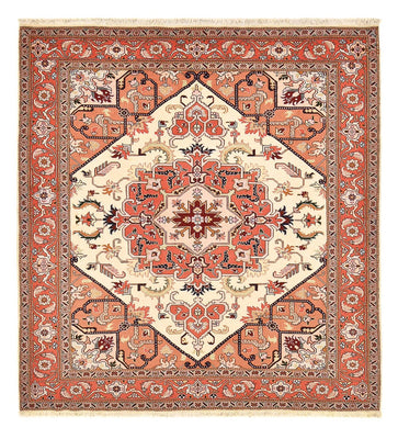 Persisk matta - Tabriz - Royal kvadrat  - 216 x 195 cm - grädde
