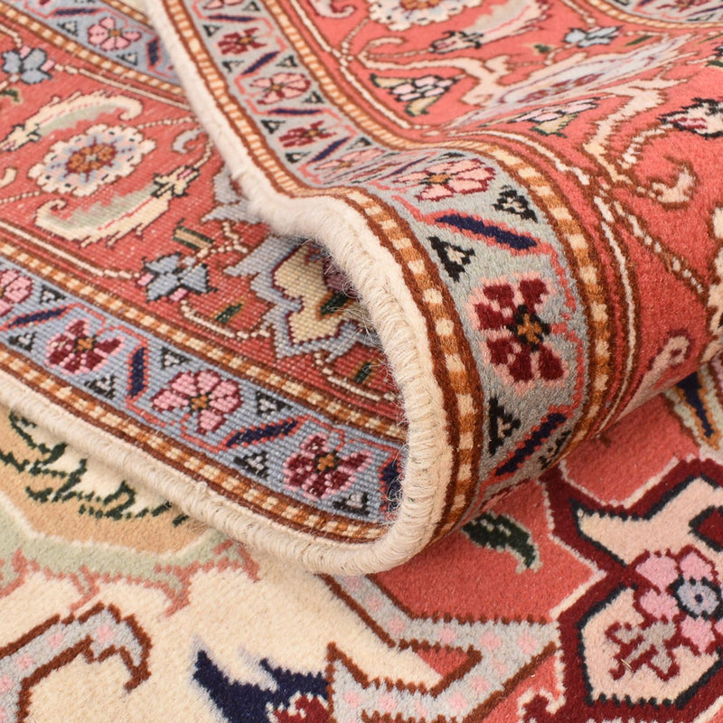 Persisk matta - Tabriz - Royal kvadrat  - 216 x 195 cm - grädde