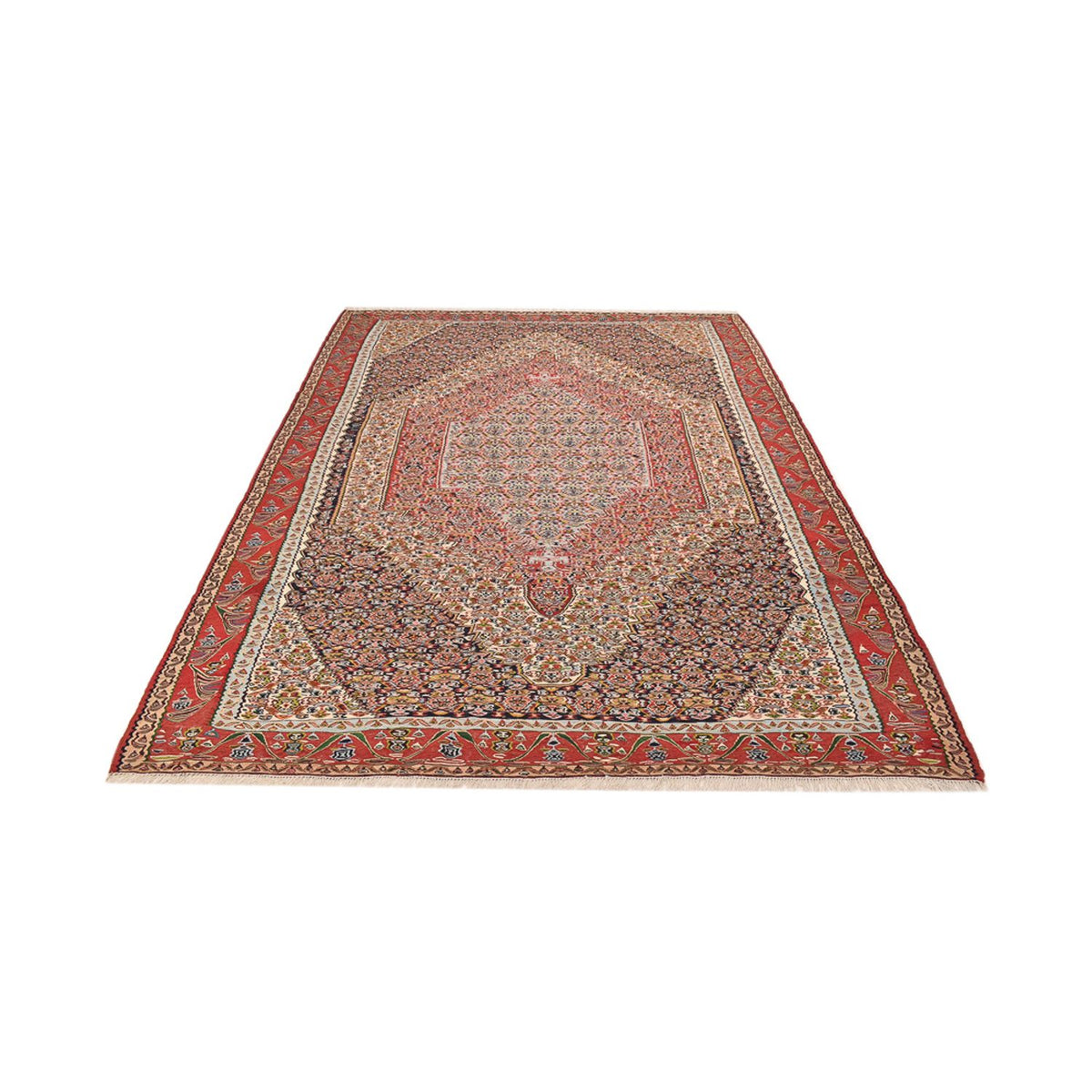 Kelim Carpet - orientalisk matta - 287 x 203 cm - terrakotta