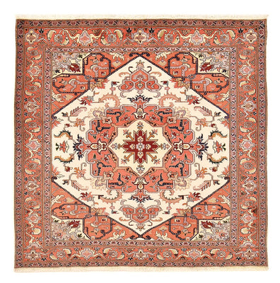 Persisk matta - Tabriz - Royal kvadrat  - 207 x 205 cm - grädde