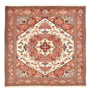 Persisk matta - Tabriz - Royal kvadrat  - 207 x 205 cm - grädde