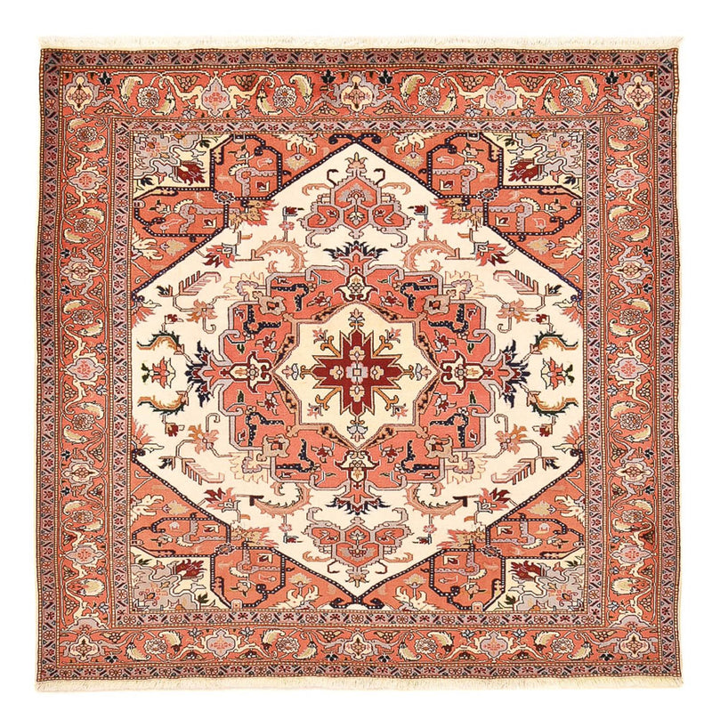 Persisk matta - Tabriz - Royal kvadrat  - 207 x 205 cm - grädde