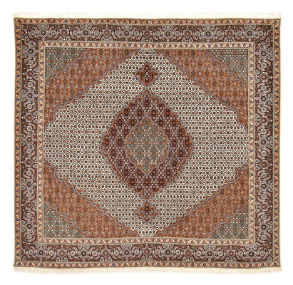 Persisk matta - Tabriz - Royal kvadrat  - 203 x 200 cm - sand