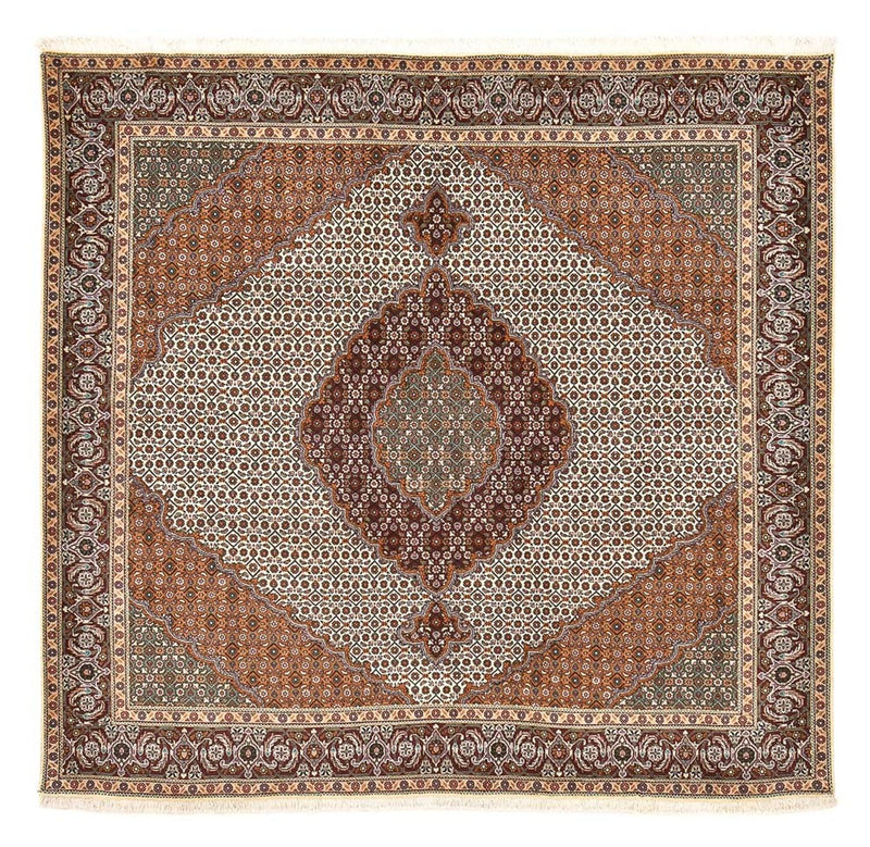Persisk matta - Tabriz - Royal kvadrat  - 203 x 200 cm - sand