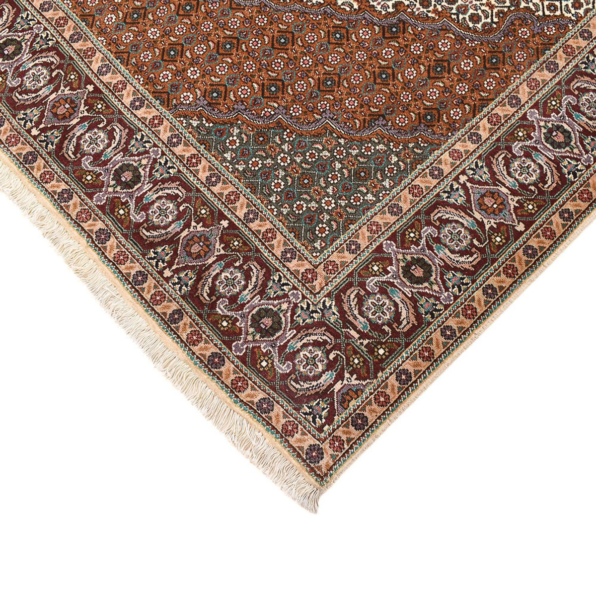 Persisk matta - Tabriz - Royal kvadrat  - 203 x 200 cm - sand