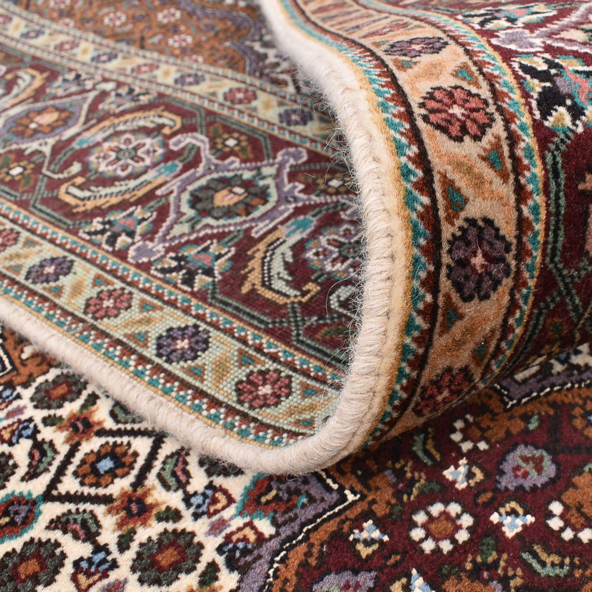 Persisk matta - Tabriz - Royal kvadrat  - 203 x 200 cm - sand