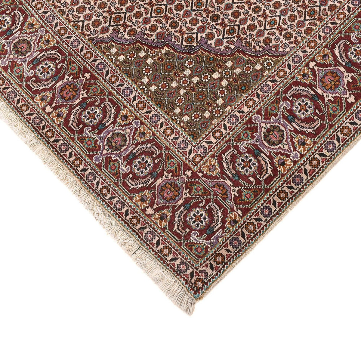 Persisk matta - Tabriz - Royal kvadrat  - 204 x 200 cm - brun