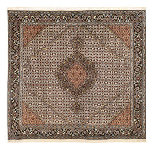 Persisk matta - Tabriz - Royal kvadrat  - 202 x 200 cm - sand