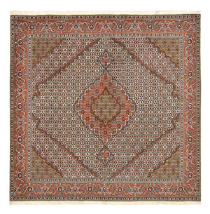 Persisk matta - Tabriz - Royal kvadrat  - 210 x 206 cm - rost