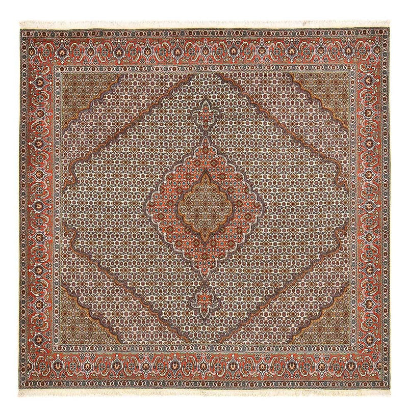 Persisk matta - Tabriz - Royal kvadrat  - 210 x 206 cm - rost
