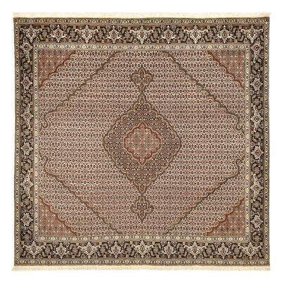 Persisk matta - Tabriz - Royal kvadrat  - 205 x 204 cm - brun