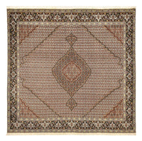 Persisk matta - Tabriz - Royal kvadrat  - 205 x 204 cm - brun