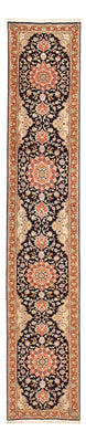 Runner Persisk matta - Tabriz - Royal - 380 x 75 cm - mörkblå