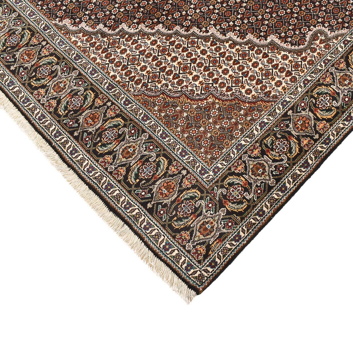 Persisk matta - Tabriz - Royal kvadrat  - 207 x 205 cm - brun