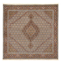 Persisk matta - Tabriz - Royal kvadrat  - 208 x 198 cm - ljusbrun