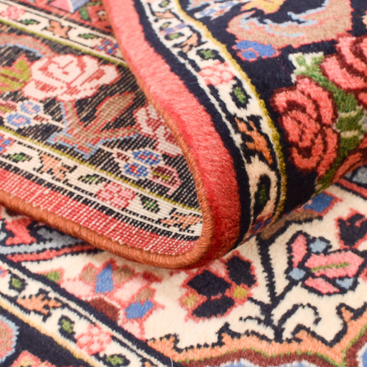 Persisk matta - Bijar - 148 x 103 cm - ljusröd