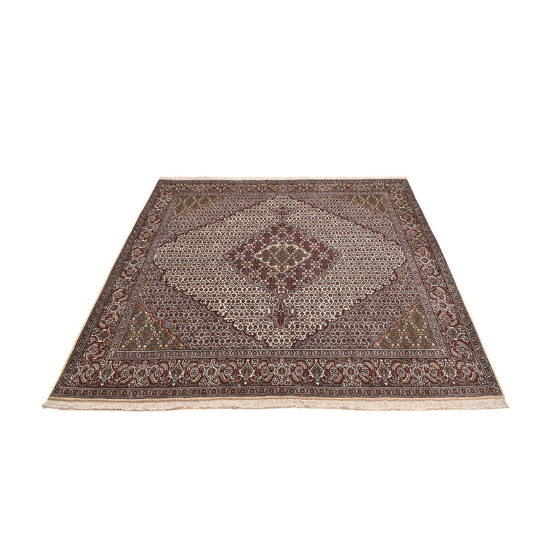 Persisk matta - Tabriz - Royal kvadrat  - 205 x 202 cm - brun