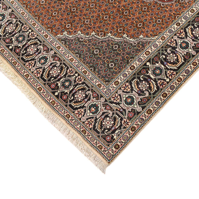 Persisk matta - Tabriz - Royal kvadrat  - 206 x 202 cm - ljusbrun