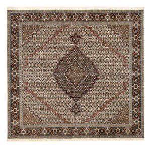 Persisk matta - Tabriz - Royal kvadrat  - 200 x 200 cm - brun
