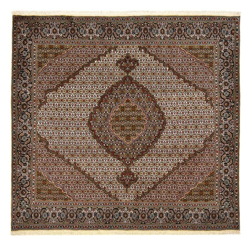 Persisk matta - Tabriz - Royal kvadrat  - 203 x 200 cm - brun