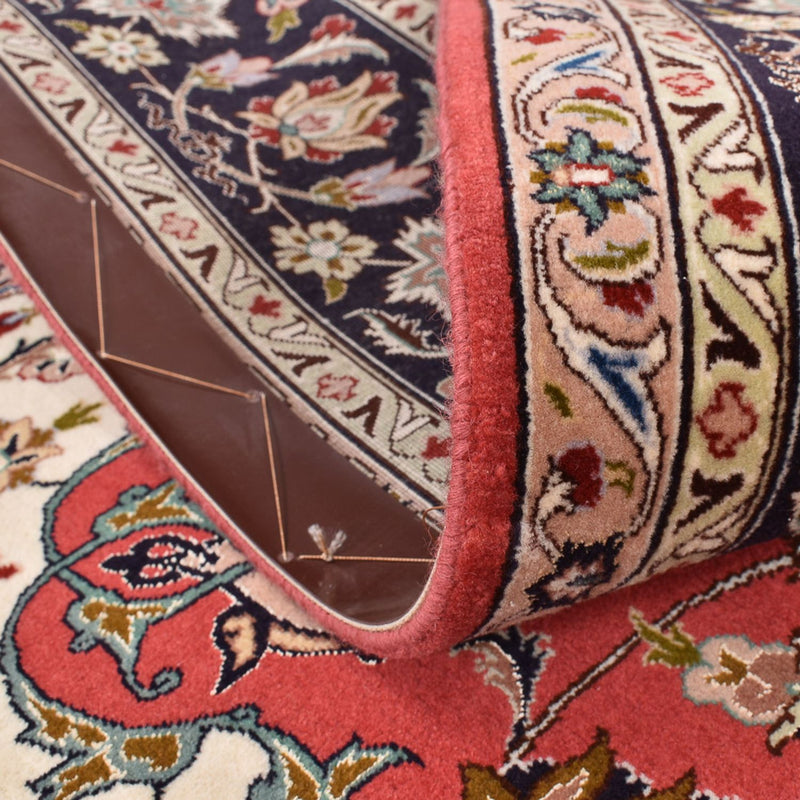 Persisk matta - Tabriz - Royal kvadrat  - 204 x 200 cm - röd