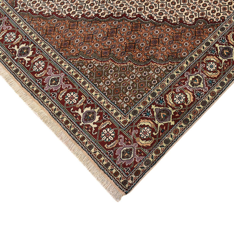 Persisk matta - Tabriz - Royal kvadrat  - 199 x 198 cm - ljusbrun