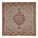 Persisk matta - Tabriz - Royal kvadrat  - 205 x 204 cm - ljusbrun