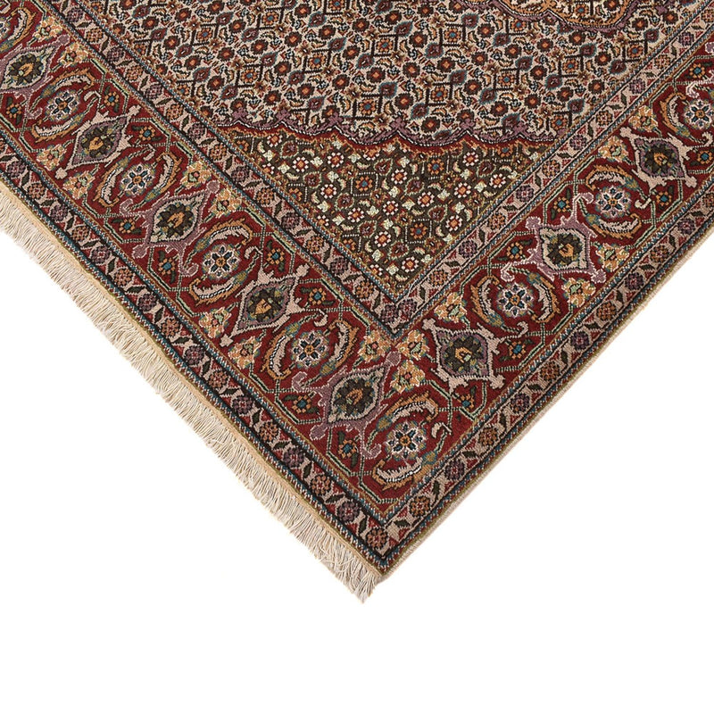 Persisk matta - Tabriz - Royal kvadrat  - 205 x 204 cm - ljusbrun