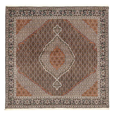 Persisk matta - Tabriz - Royal kvadrat  - 203 x 203 cm - brun